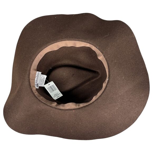 Disney Animal Kingdom Brown Wool Floppy Sun Hat One Size NEW with Tags - Picture 4 of 7
